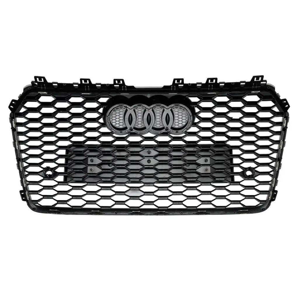Honeycomb Grill for Audi A7 / S7 2015-2018 Facelift Grille Gloss Black