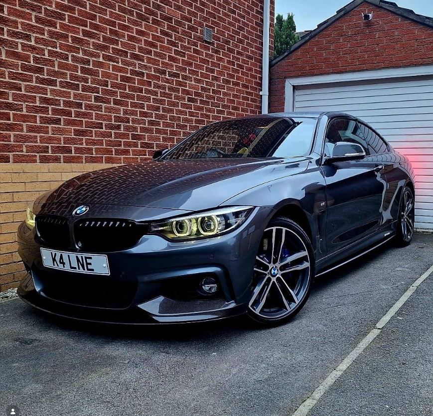Front Bumper M Sport For BMW 4 Series 13-20 F32 Bumper Splitter Kidney Grills