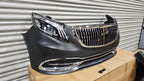 Mercedes Vito V Class W447 Front Bumper – M Style Complete (2015–2026) + Headlights