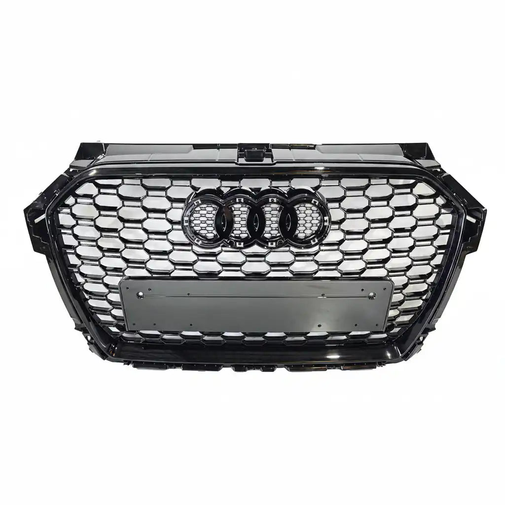 Honeycomb Grille for Audi A1 / S1 2014-2018 Facelift Mesh Grill Gloss Black