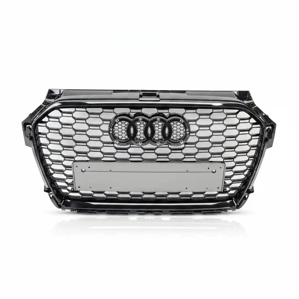 Honeycomb Grille for Audi A1 / S1 2014-2018 Facelift Mesh Grill Gloss Black Main image