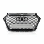 Honeycomb Grille for Audi A1 / S1 2014-2018 Facelift Mesh Grill Gloss Black