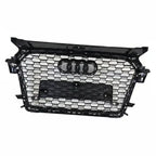 Honeycomb Grille for Audi A1 / S1 2014-2018 Facelift Mesh Grill Gloss Black