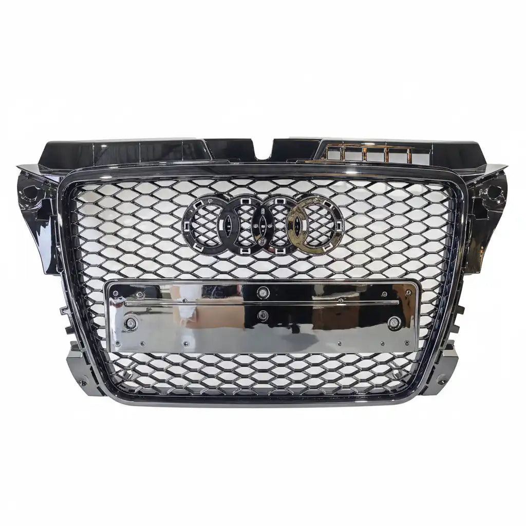 Honeycomb Grille for Audi A3 / S3 2008-2012 Facelift Mesh Grill Gloss Black
