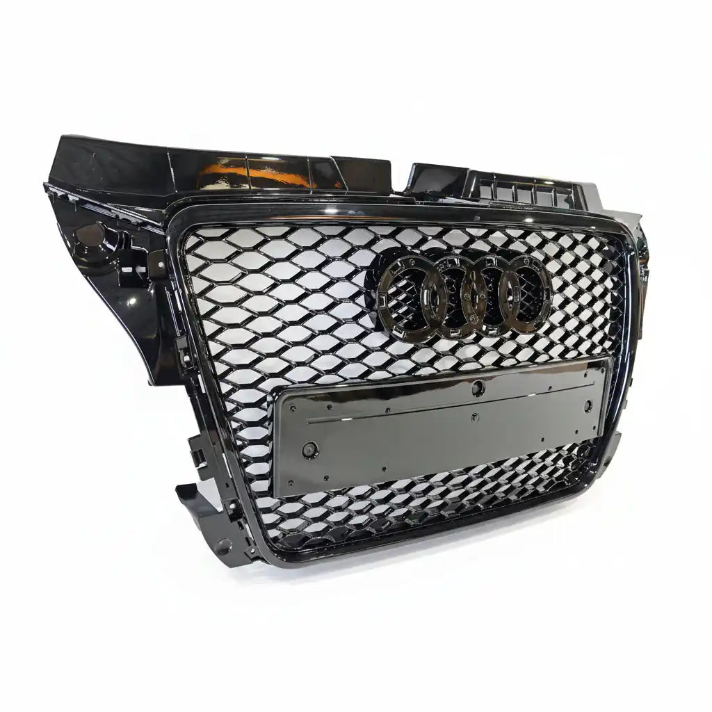 Honeycomb Grille for Audi A3 / S3 2008-2012 Facelift Mesh Grill Gloss Black