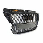 Honeycomb Grille for Audi A3 / S3 2008-2012 Facelift Mesh Grill Gloss Black