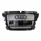 Honeycomb Grille for Audi A3 / S3 8P 2008-2012 Facelift Q Mesh Grill Gloss Black