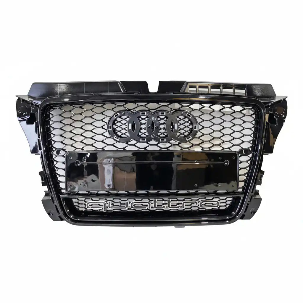 Honeycomb Grille for Audi A3 / S3 8P 2008-2012 Facelift Q Mesh Grill Gloss Black