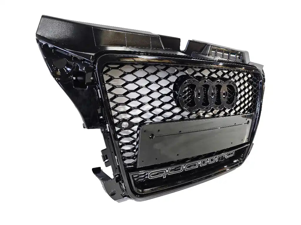 Honeycomb Grille for Audi A3 / S3 8P 2008-2012 Facelift Q Mesh Grill Gloss Black