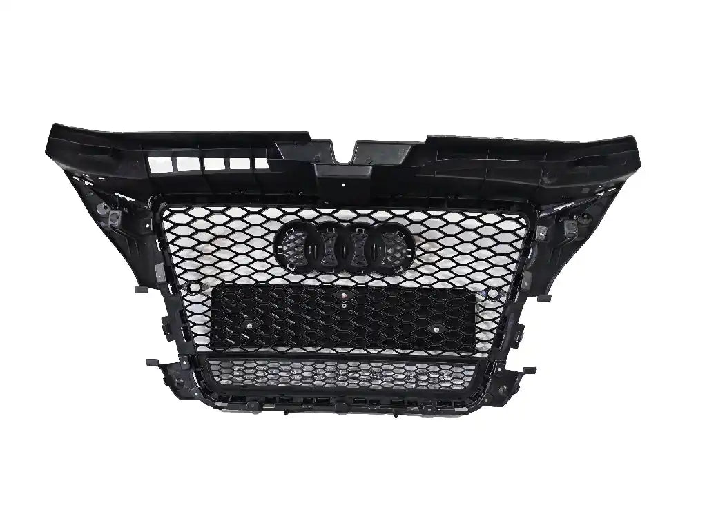 Honeycomb Grille for Audi A3 / S3 8P 2008-2012 Facelift Q Mesh Grill Gloss Black