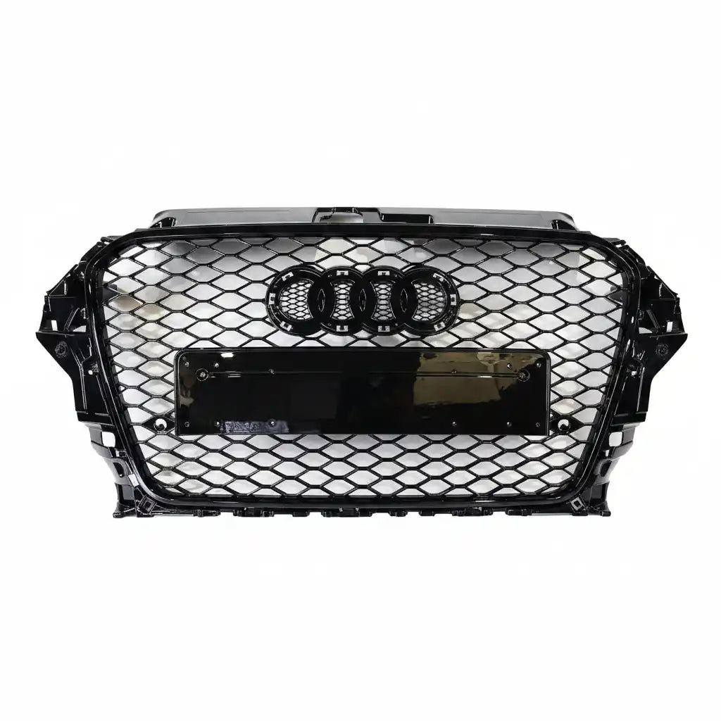 Honeycomb Grille for Audi A3 / S3 8V 2012-2015 Prefacelift Gloss Black