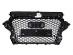 Honeycomb Grille for Audi A3 / S3 8V 2012-2015 Prefacelift Gloss Black