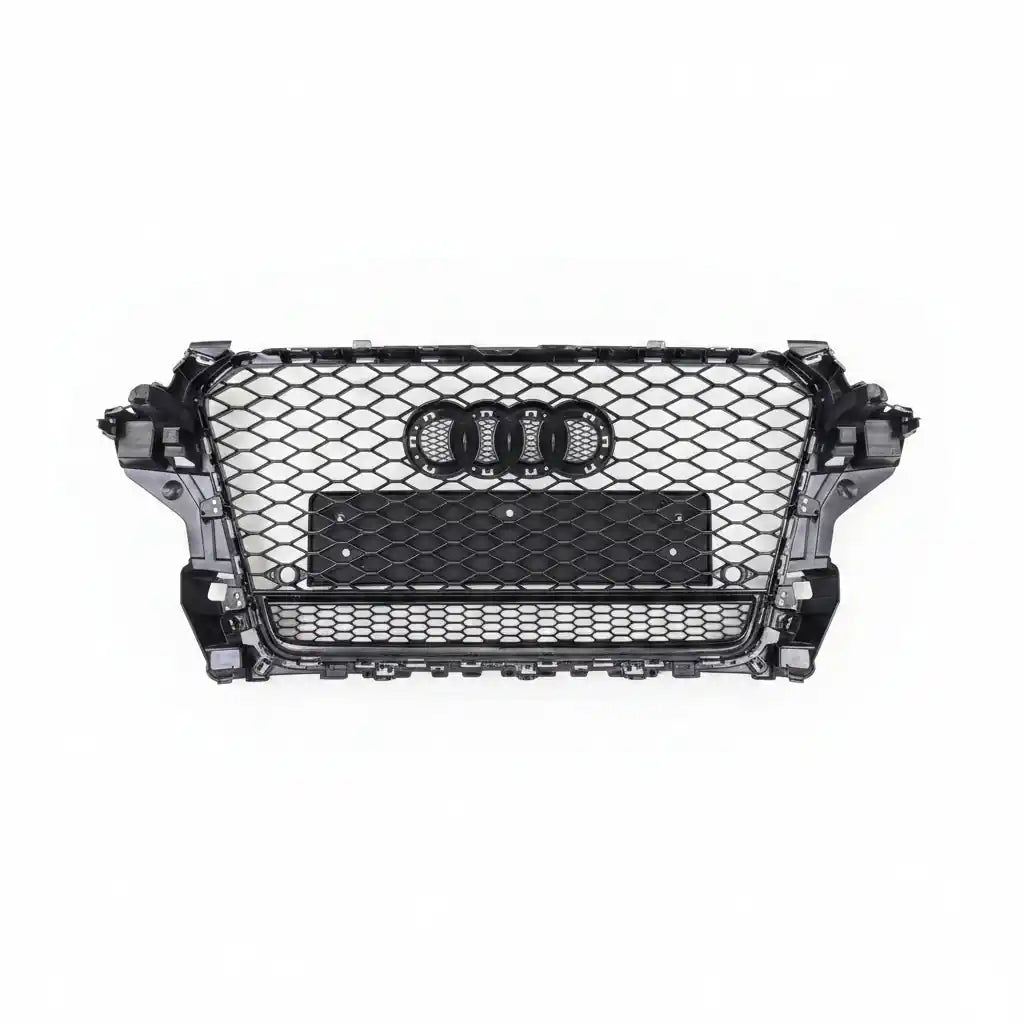 Honeycomb Grille for Audi A3 / S3 8V 2012-2015 Prefacelift Q Gloss Black