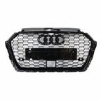 Honeycomb Grill for A3 / S3 8V 2016-2020 Facelift Grille Gloss Black ACC RADAR