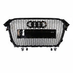 Honeycomb Grill for Audi A4 / S4 B8.5 2012-2015 Facelift Grille Gloss Black