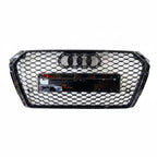 Honeycomb Grill for Audi A4 / S4 B9 2016-2019 Prefacelift Grille Gloss Black OLD STYLE