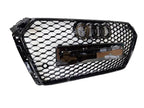 Honeycomb Grill for Audi A4 / S4 B9 2016-2019 Prefacelift Grille Gloss Black OLD STYLE