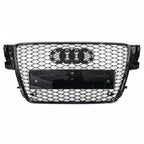 Honeycomb Grill for Audi A5 / S5 B8 2008-2012 Prefacelift Grille Gloss Black