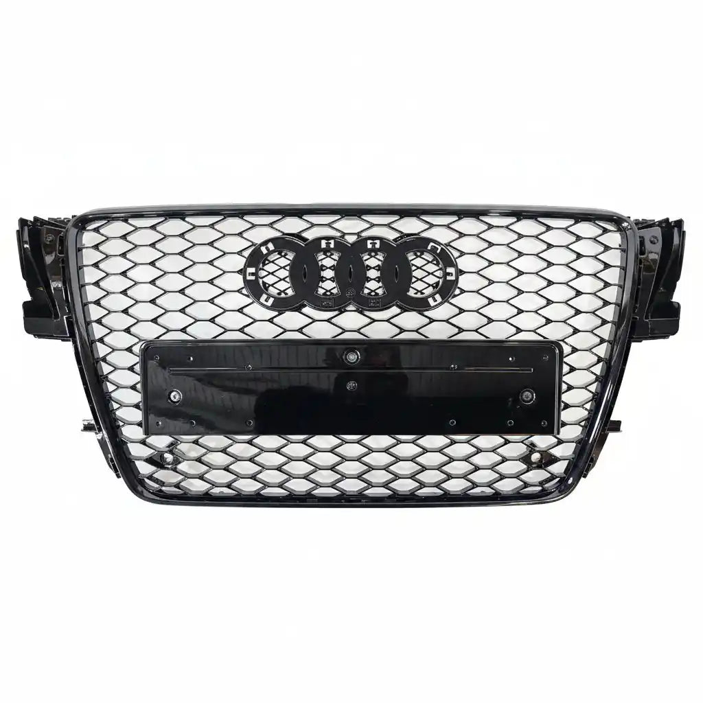 Honeycomb Grill for Audi A5 / S5 B8 2008-2012 Prefacelift Grille Gloss Black