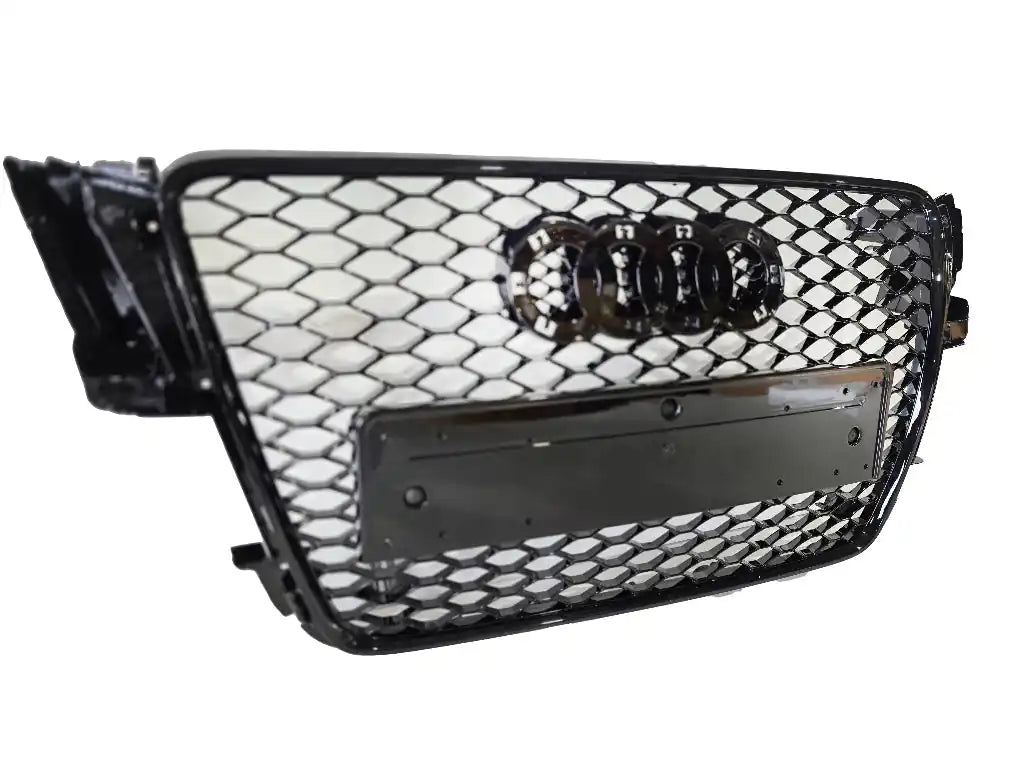 Honeycomb Grill for Audi A5 / S5 B8 2008-2012 Prefacelift Grille Gloss Black