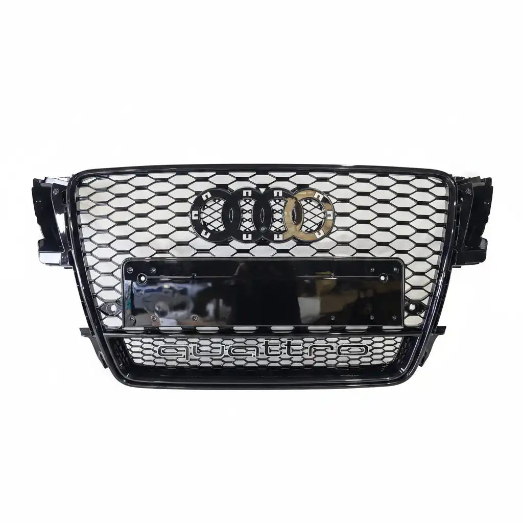 Honeycomb Grill for Audi A5 / S5 B8 2008-2012 Prefacelift Grille Gloss Black Q Main image