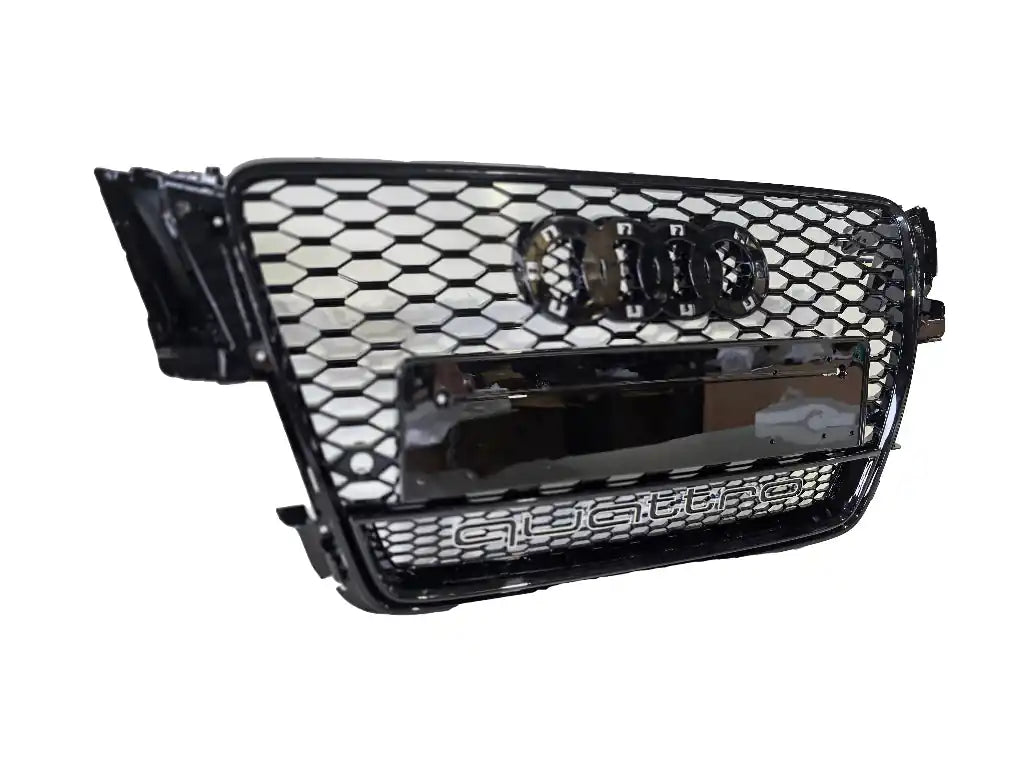 Honeycomb Grill for Audi A5 / S5 B8 2008-2012 Prefacelift Grille Gloss Black Q