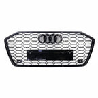 Honeycomb Grill for Audi A6 / S6 C8 2019-2024 Grille Gloss Black