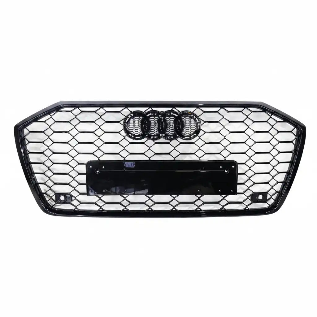 Honeycomb Grill for Audi A6 / S6 C8 2019-2024 Grille Gloss Black