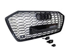 Honeycomb Grill for Audi A6 / S6 C8 2019-2024 Grille Gloss Black
