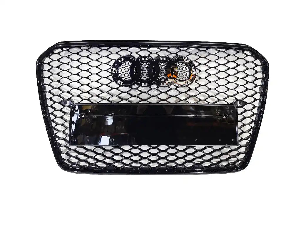 Honeycomb Grill for A5 / S5 B8.5 2012-2015 Facelift Grille Gloss Black