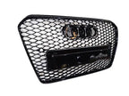 Honeycomb Grill for A5 / S5 B8.5 2012-2015 Facelift Grille Gloss Black