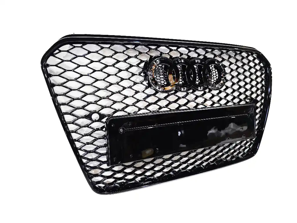 Honeycomb Grill for A5 / S5 B8.5 2012-2015 Facelift Grille Gloss Black