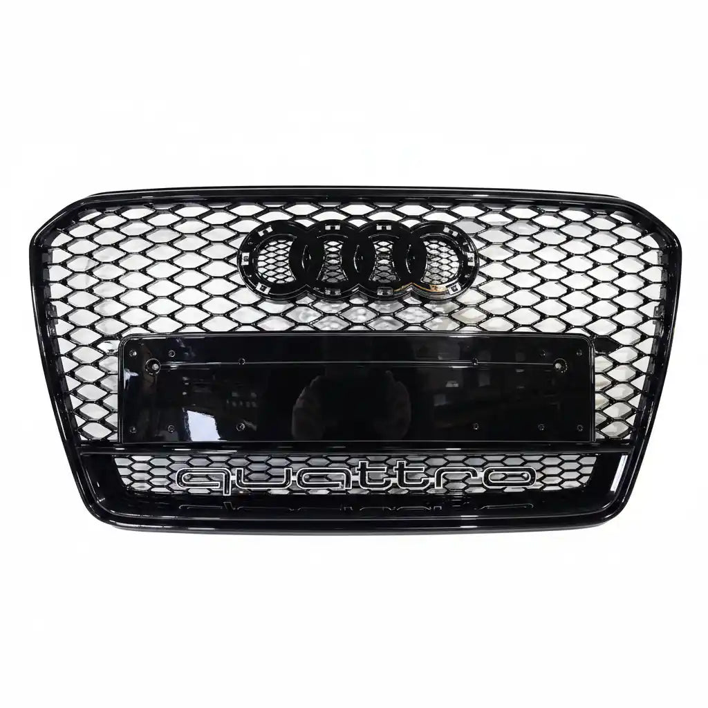 Honeycomb Grill for A5 / S5 B8.5 2012-2015 Facelift Grille Gloss Black Q Main image