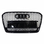 Honeycomb Grill for A5 / S5 B8.5 2012-2015 Facelift Grille Gloss Black Q