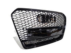 Honeycomb Grill for A5 / S5 B8.5 2012-2015 Facelift Grille Gloss Black Q