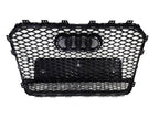 Honeycomb Grill for A5 / S5 B8.5 2012-2015 Facelift Grille Gloss Black Q