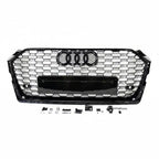 Honeycomb Grill for Audi A5 / S5 B9 2016-2019 Prefacelift Grille Gloss Black