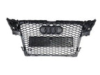 Honeycomb Grill for Audi A4 / S4 B8 2008-2012 Prefacelift Grille Gloss Black