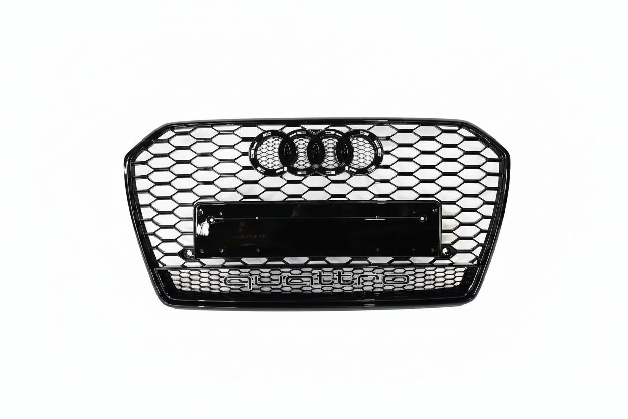 Honeycomb Grill for Audi A6 / S6 C7.5 2015-2018 Facelift Grille Gloss Black Q Main image