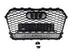 Honeycomb Grill for Audi A6 / S6 C7.5 2015-2018 Facelift Grille Gloss Black Q