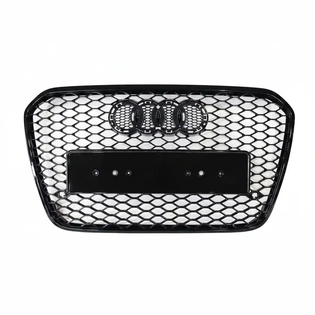 Honeycomb Grill for Audi A6 / S6 C7 2011-2014 Prefacelift Grille Gloss Black
