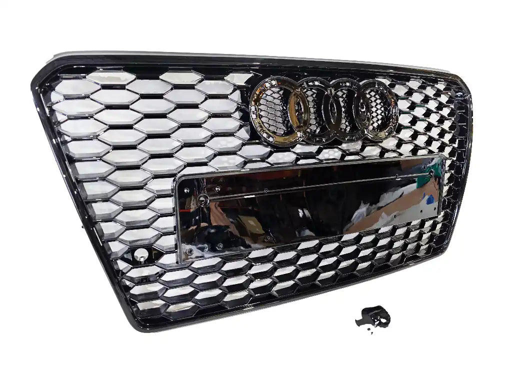 Honeycomb Grill for Audi A7 / S7 2010-2014 Prefacelift Grille Gloss Black