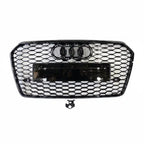 Honeycomb Grill for Audi A7 / S7 2015-2018 Facelift Grille Gloss Black
