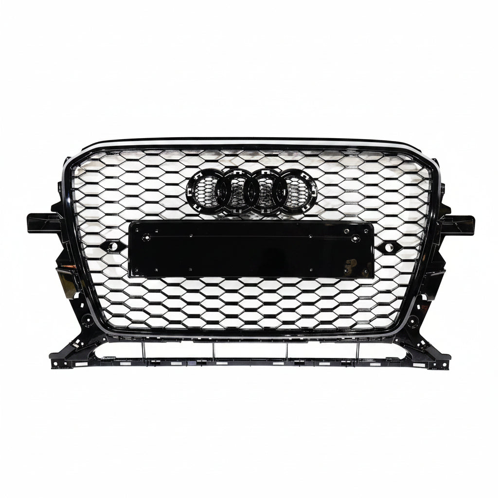 Honeycomb Grill for Audi Q5 / SQ5 2013-2016 Prefacelift Grille Gloss Black