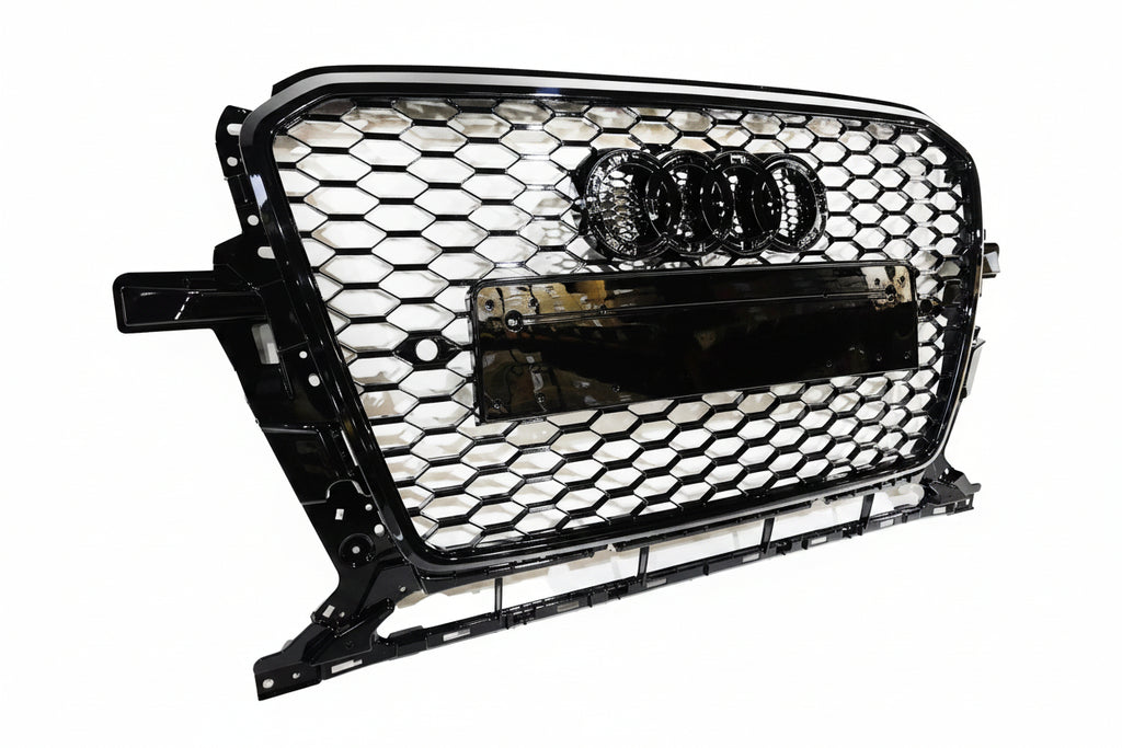 Honeycomb Grill for Audi Q5 / SQ5 2013-2016 Prefacelift Grille Gloss Black