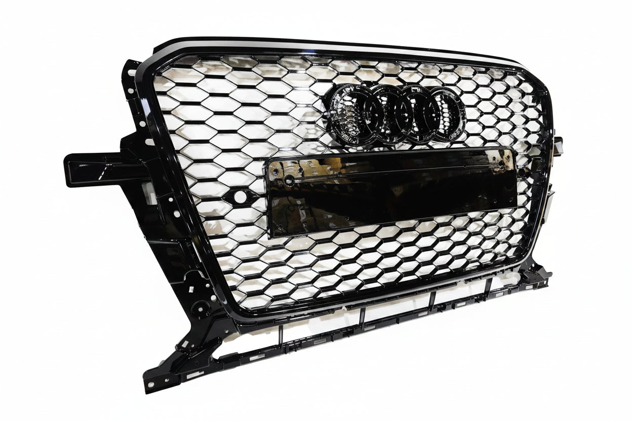 Honeycomb Grill for Audi Q5 / SQ5 2013-2016 Prefacelift Grille Gloss Black