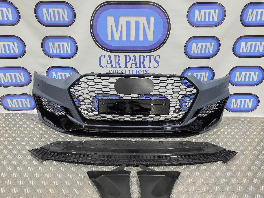 Front Bumper For Audi A5 / S5 B9 2016-2019 Prefacelift RS5 Style Honeycomb