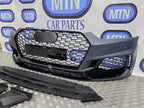 Front Bumper For Audi A5 / S5 B9 2016-2019 Prefacelift RS5 Style Honeycomb