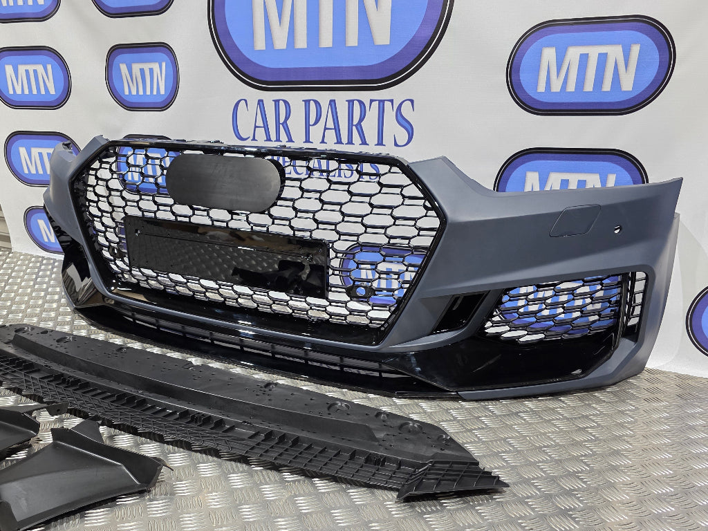 Front Bumper For Audi A5 / S5 B9 2016-2019 Prefacelift RS5 Style Honeycomb