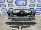 Front Bumper for Audi A4 / S4 B9.5 2020-2024 Facelift RS4 Style Honeycomb Grille